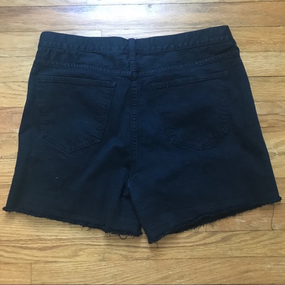 MADEWELL high rise denim cut off jeans - Picture 3 of 6